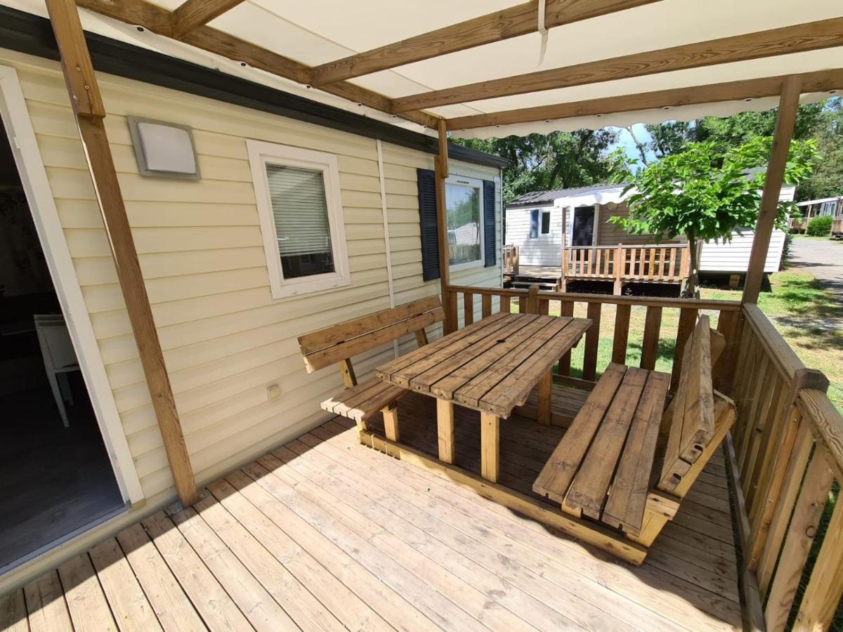 Mobil Home Camping Des 7 Fonts Агд Экстерьер фото